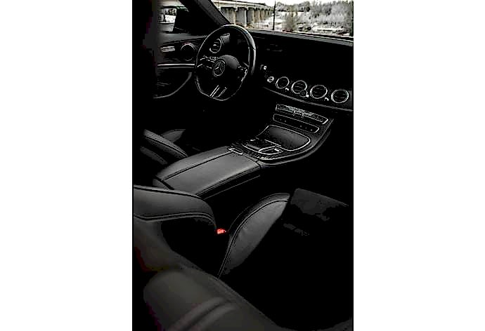 Mercedes E200 car interior
